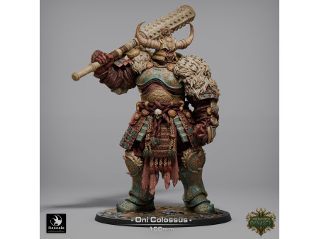 Pack de x2 colosos Oni de los Unchained Inmortals - Miniaturas con peana de 100mm