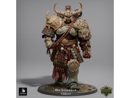 Pack de x2 colosos Oni de los Unchained Inmortals - Miniaturas con peana de 100mm