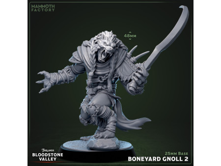 Pack de x5 guerreros gnoll - Miniaturas con peana de 25mm