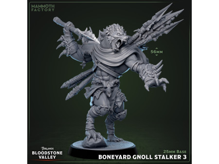 Pack de x5 acechadores gnoll - Miniaturas con peana de 25mm
