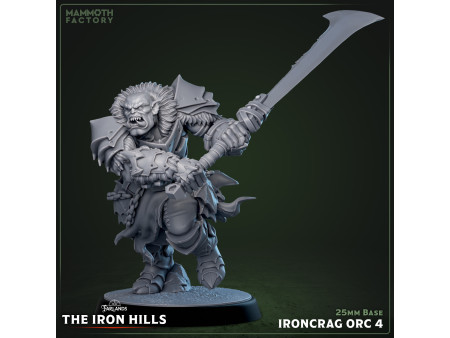 Pack de x6 orcos Ironcrag - Miniaturas con peana de 25mm