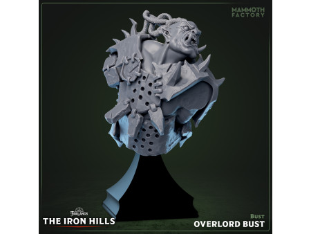 Orco Ironcrag Overlord - Busto con peana para exhibición