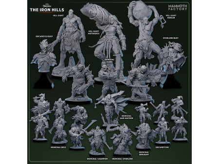 Colección completa Farlands: The Iron Hills - Set completo de miniaturas