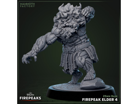 Pack de x4 ancianos Firepeak - Miniaturas con peana de 25mm