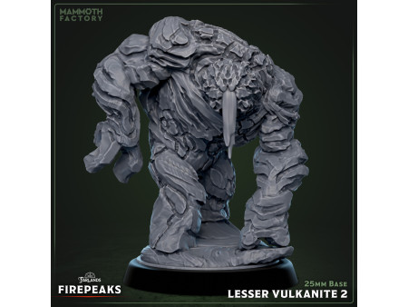 Pack de x2 vulkanites menores - Miniaturas con peana de 25mm