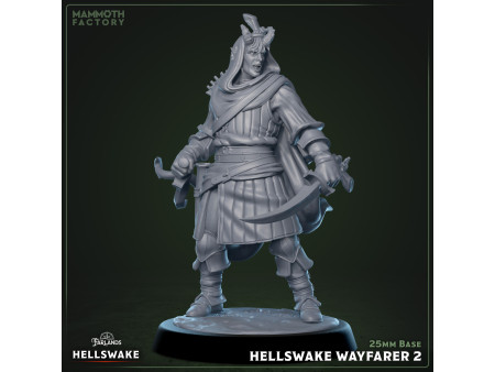 Pack de x3 Hellswake Wayfarer - Miniaturas con peana de 25mm