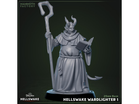 Pack de x3 Hellswake Wardlighter - Miniaturas con peana de 25mm