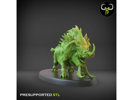 Pack de x12 jabalíes de guerra feroces - Miniaturas con peana de 60mm