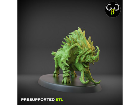 Pack de x12 jabalíes de guerra feroces - Miniaturas con peana de 60mm