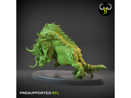 Pack de x12 jabalíes de guerra feroces - Miniaturas con peana de 60mm
