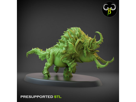 Pack de x12 jabalíes de guerra feroces - Miniaturas con peana de 60mm