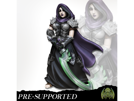 Beatrix the Reaper - Miniatura con peana de 25mm