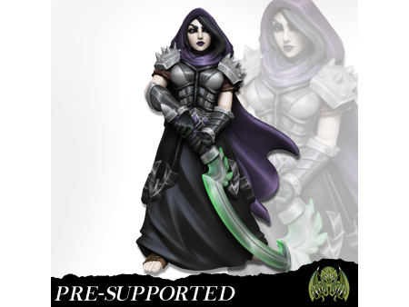 Beatrix the Reaper - Miniatura con peana de 25mm