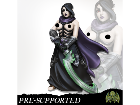 Beatrix the Reaper - Miniatura con peana de 25mm