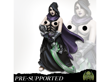 Beatrix the Reaper - Miniatura con peana de 25mm