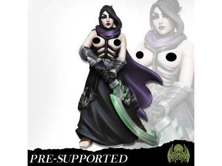 Beatrix the Reaper - Miniatura con peana de 25mm