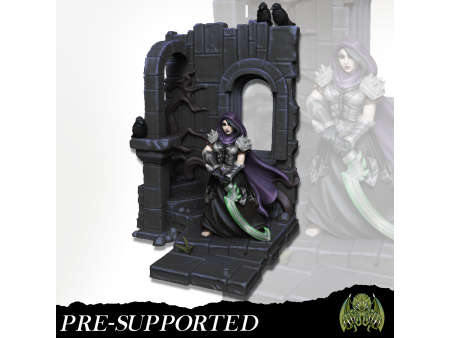 Beatrix the Reaper - Miniatura con peana de 25mm
