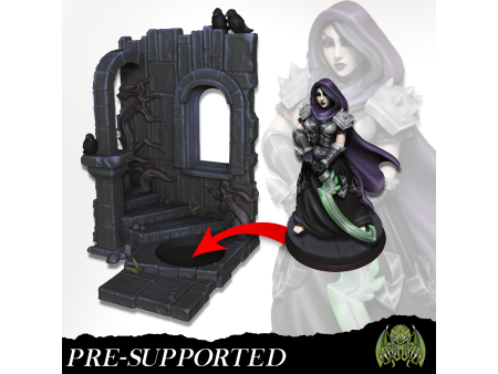 Beatrix the Reaper - Miniatura con peana de 25mm