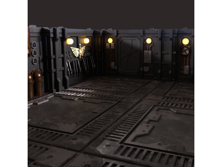 Escenario interior de Nave Espacial - Closed Environments - Escenario compatible con Killer Team y Action Boarding