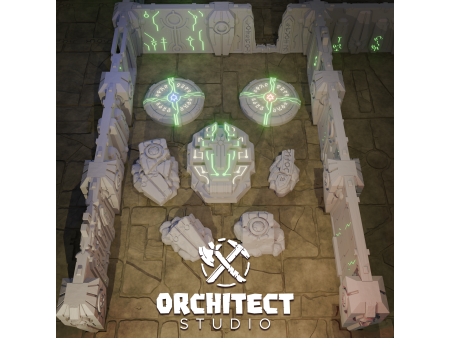 Escenario interior de Mundo Cripta - Closed Environments - Escenario compatible con Killer Team y Action Boarding