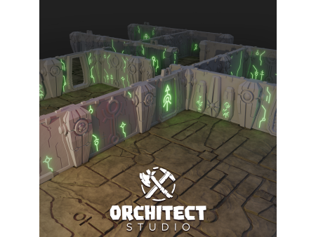 Escenario interior de Mundo Cripta - Closed Environments - Escenario compatible con Killer Team y Action Boarding
