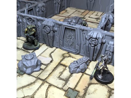 Escenario interior de Mundo Cripta - Closed Environments - Escenario compatible con Killer Team y Action Boarding