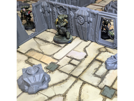 Escenario interior de Mundo Cripta - Closed Environments - Escenario compatible con Killer Team y Action Boarding