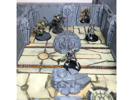 Escenario interior de Mundo Cripta - Closed Environments - Escenario compatible con Killer Team y Action Boarding