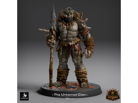 The Untamed Clan: partida de guerreros orcos a melé y a distancia - Miniaturas con peana de 32mm