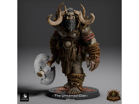 The Untamed Clan: partida de guerreros orcos a melé y a distancia - Miniaturas con peana de 32mm