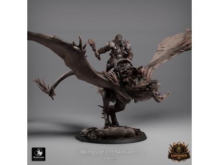 The Untamed Clan: pack de x5 jinetes de wyvernos - Miniaturas con peana de 60mm