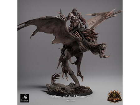 The Untamed Clan: pack de x5 jinetes de wyvernos - Miniaturas con peana de 60mm