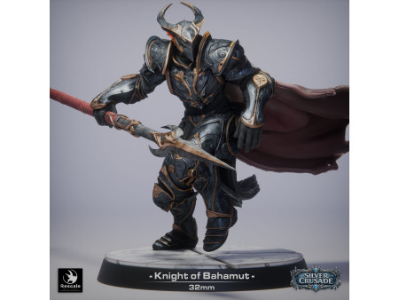 Silver Crusade: pack de x15 caballeros de Bahamut  - Miniaturas con peana de 32mm