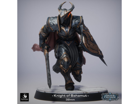 Silver Crusade: pack de x15 caballeros de Bahamut  - Miniaturas con peana de 32mm