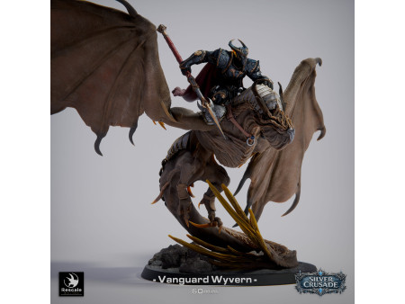 Silver Crusade: pack de x6 vanguardias  - Miniaturas voladoras con peana de 60mm
