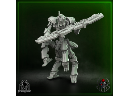 Pack de x3 destructores Skorpekh de los Metal Born - Miniaturas sobre montura en peana de 65mm
