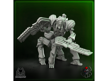 Pack de x3 destructores Skorpekh de los Metal Born - Miniaturas sobre montura en peana de 65mm