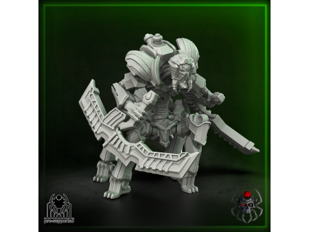 Pack de x3 destructores Skorpekh de los Metal Born - Miniaturas sobre montura en peana de 65mm