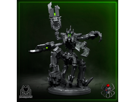 Lord Destructor Skorpekh de los Metal Born - Miniaturas sobre peana de 65mm