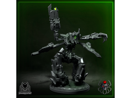 Lord Destructor Skorpekh de los Metal Born - Miniaturas sobre peana de 65mm