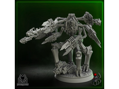Aniquilador pesado Skorpekh de los Metal Born - Miniaturas sobre peana de 50mm