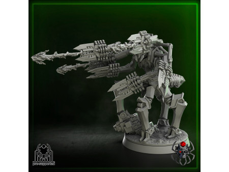 Aniquilador pesado Skorpekh de los Metal Born - Miniaturas sobre peana de 50mm