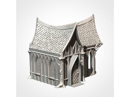 Villa élfica. Elfos de los bosques. Pack de x7 edificios - Conjunto de estructuras para escenografía