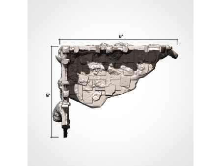 Pack de x12 piezas de ruinas infestadas de ciudad - Conjunto de estructuras para escenografía