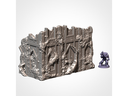 Pack de x12 piezas de ruinas infestadas de ciudad - Conjunto de estructuras para escenografía