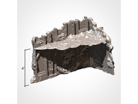 Pack de x12 piezas de ruinas infestadas de ciudad - Conjunto de estructuras para escenografía