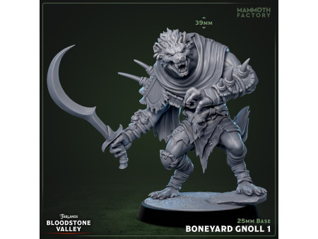 Pack de x5 guerreros gnoll - Miniaturas con peana de 25mm