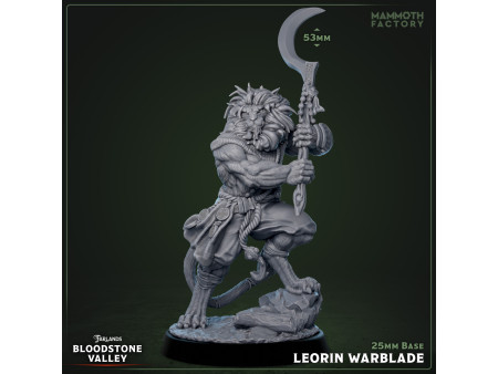 Leorin Warblade  - Miniatura con peana de 25mm